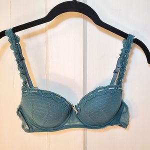 34A Teal Lace Push up Bra Intimissimi